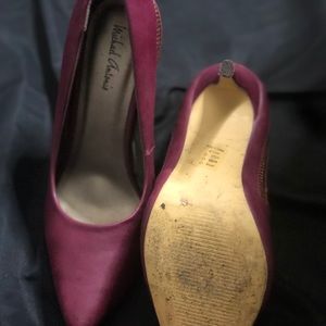 Burgundy heels